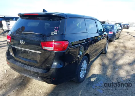 2017 Kia Sedona Lx from USA, damaged, VIN KNDMB5C11H6229504